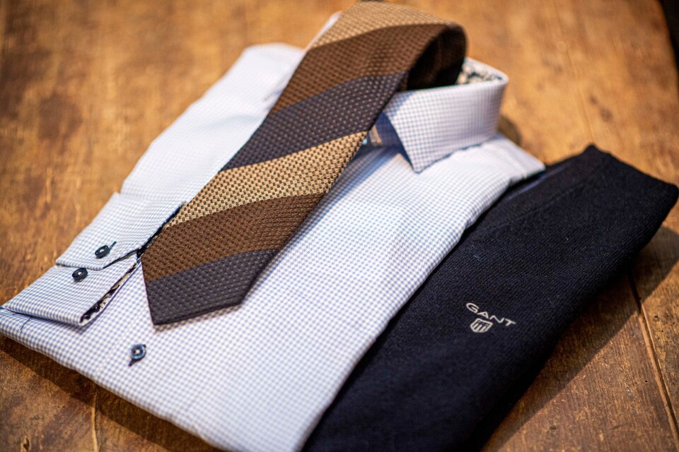 Var inte rädd för att matcha en rutig skjorta med till exempel en randig slips.