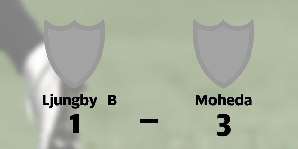 Moheda slog Ljungby B på bortaplan