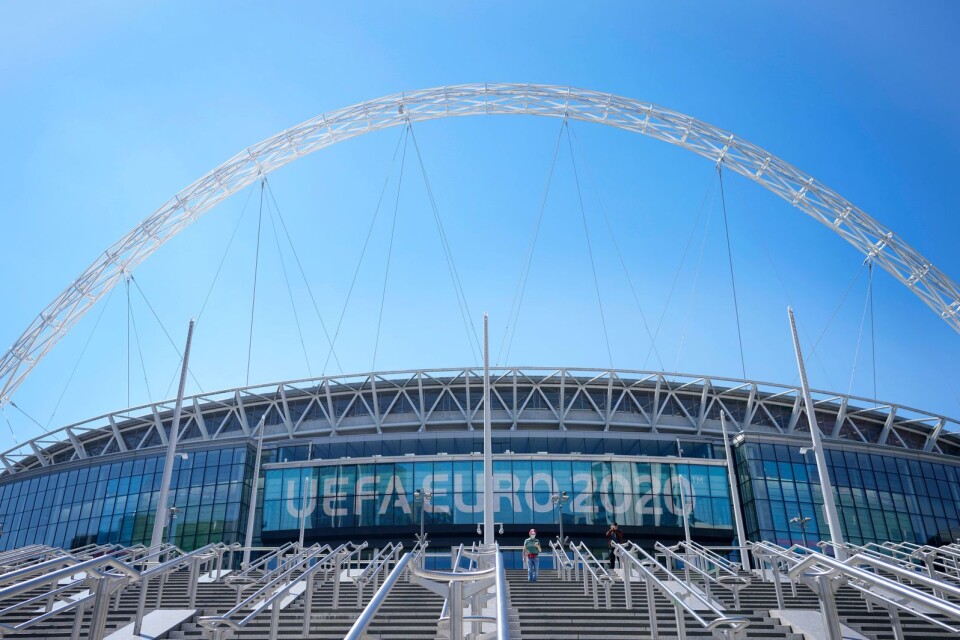 Här på Wembley spelas bland annat semifinaler och final i fotbolls-EM, som i övrigt är utspritt över hela Europa.
