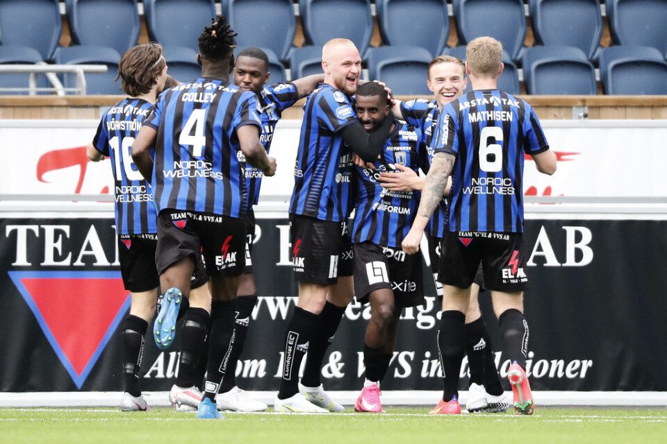 Siriusjubel efter Mohammed Saeid 1–0 mot Kalmar FF.