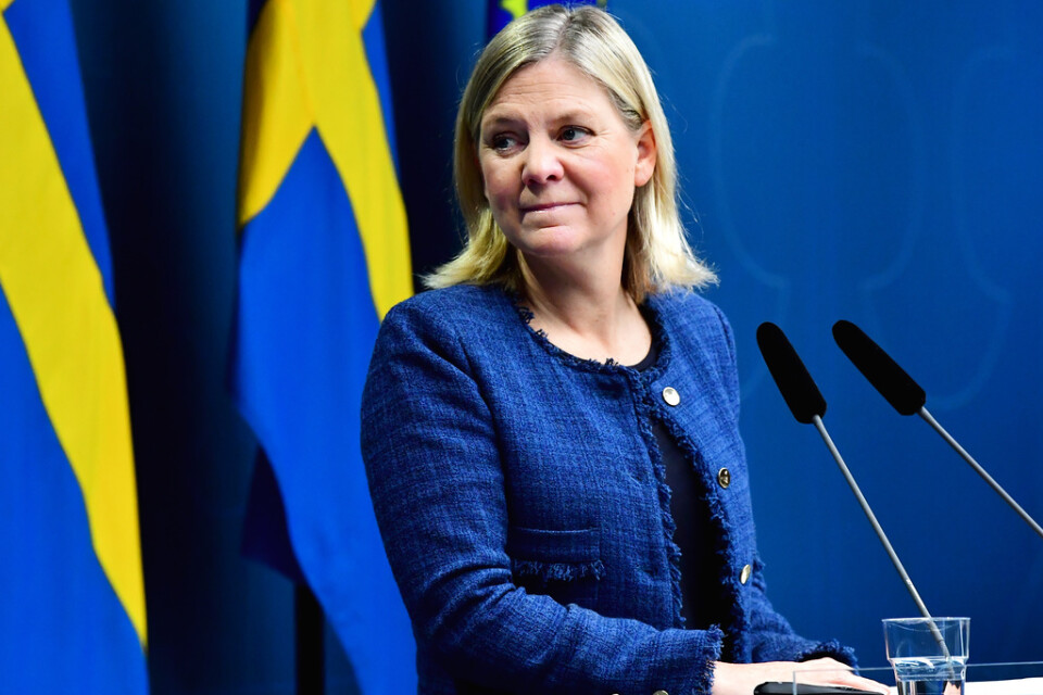 Finansminister Magdalena Andersson utökar likviditetsstödet. Arkivbild.