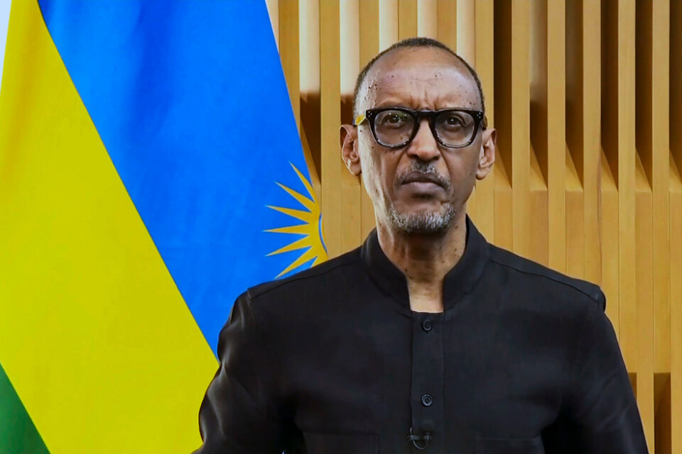 Rwanda's President Paul Kagame. Arkivbild.