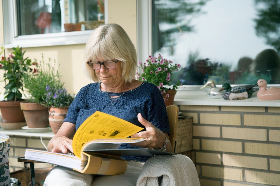 Carin Högstedt bläddrar i pärmen med V-Växjös informationsblad Knytt för att friska upp minnet av gamla motioner hon lagt. – Det är mycket vi har förlorat, säger hon efter en lång stund.