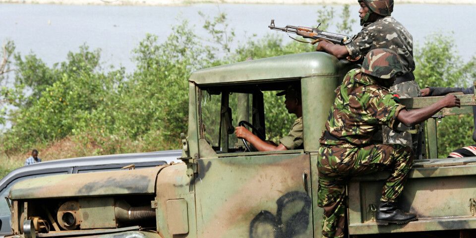 Militär i Guinea. Arkivbild.