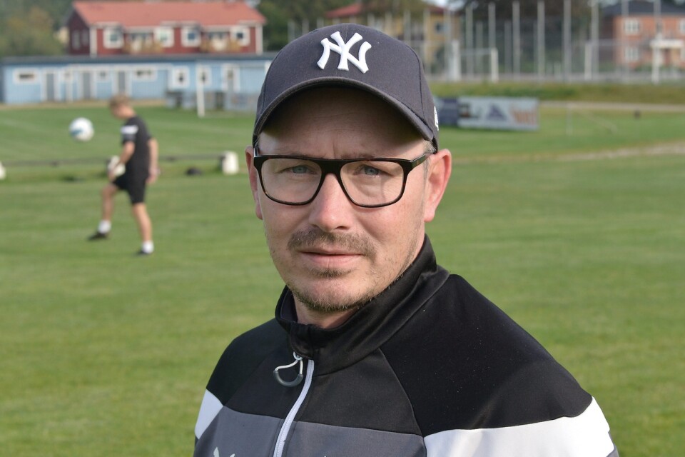 Mattias Nilsson, tränare i IFK Osby. FOTO: PETER PAULSSON