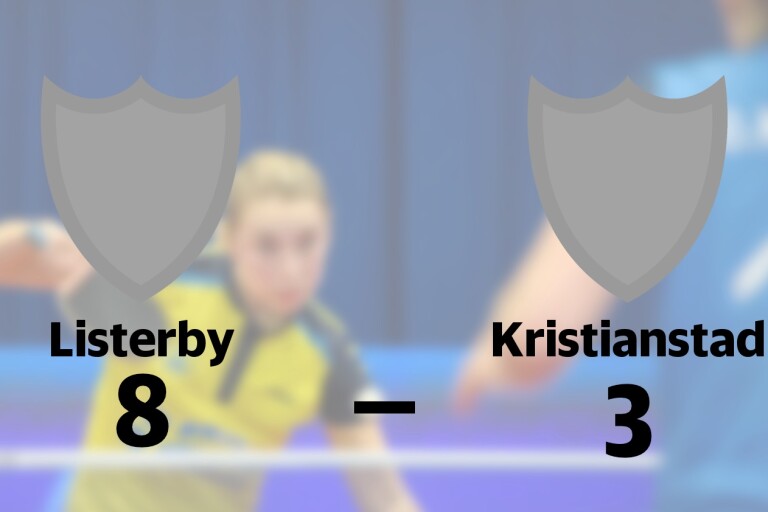 Listerby vann toppmötet mot Kristianstad