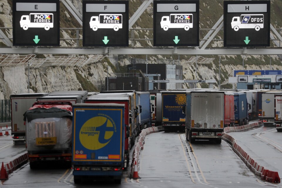 Det råder en akut brist på lastbilschaufförer i EU, varnar branschfolk. Arkivbild