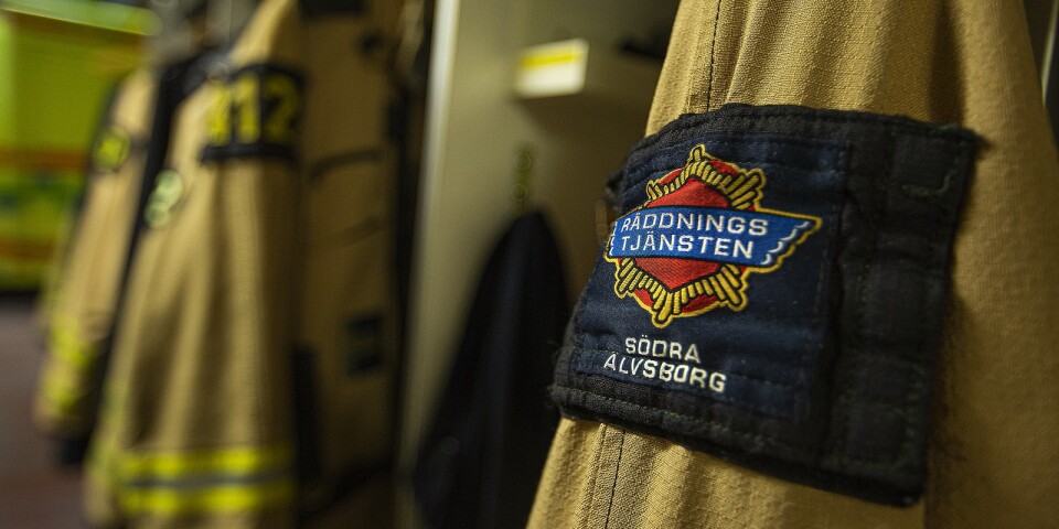 Räddningstjänsten ryckte ut till en brand i utkanten av Sätila på måndagen.
