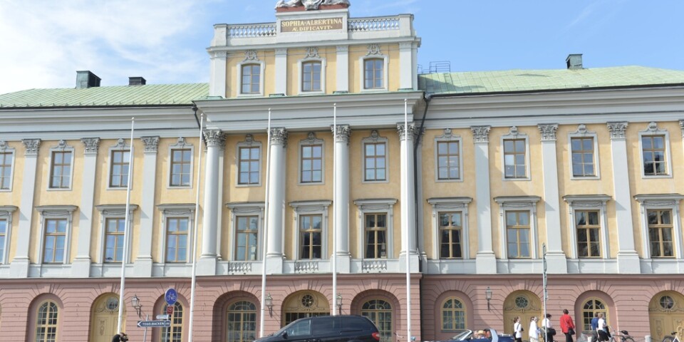UD, utrikesdepartementet vid Gustaf Adolfs torg i Stockholm. Arkivbild.