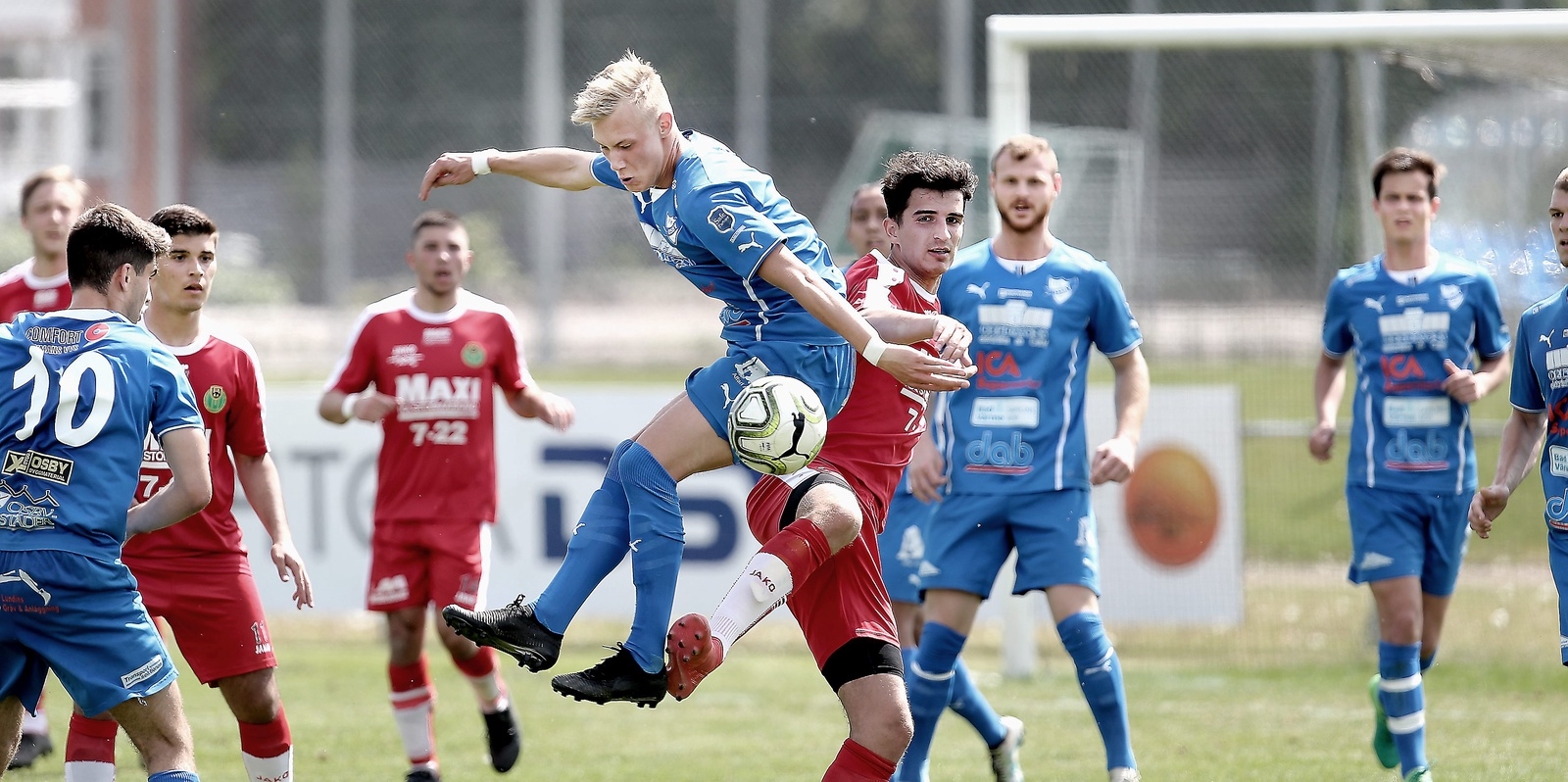Vilgot Clauss är en av IFK Osbys unga talanger som skolas i Calcioakademin. Foto: Stefan Sandström