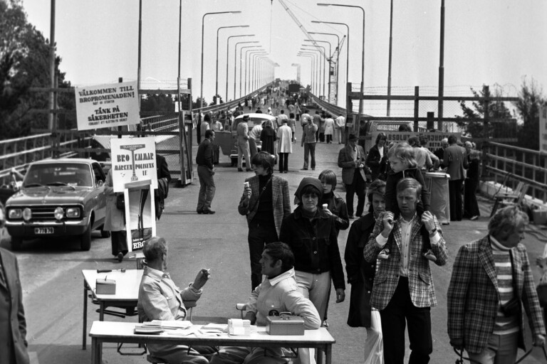 15 000 i vimlet på Ölandsbron 1972 – känner du igen någon?