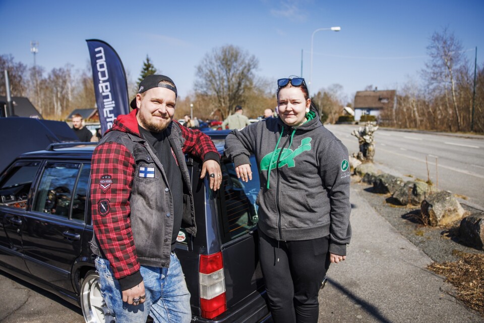 Madelaine och Mika Hiitomaa har vunnit flera priser för sin välvårdade Volvo.