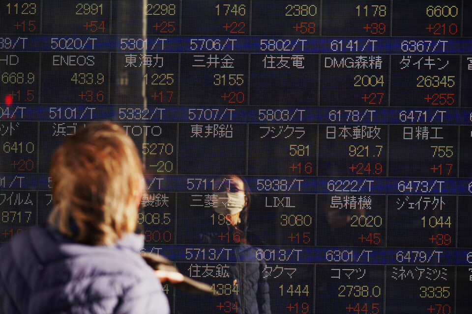 Fordonsaktier steg på Tokyobörsen. Arkivbild.