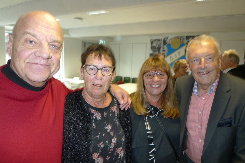 Guldlirare, Göran Hagberg med fru Ann-Christine och Peo Bild med sambon Ingalill.