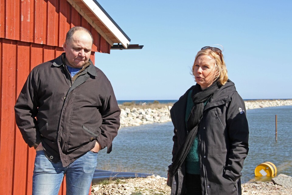 Roger Gustafsson, LRF, och Karin Bergman, landsbygdsdirektör på Kalmar länsstyrelse, tycker att lagförändringar behövs för att underlätta för lantbrukarna.