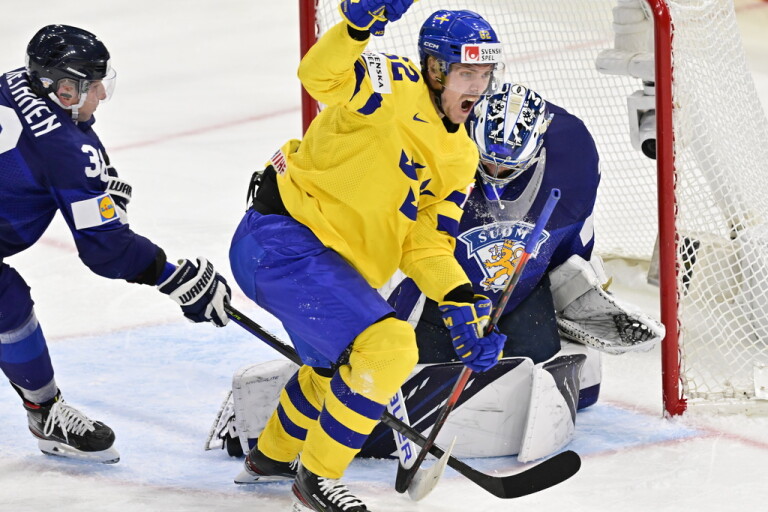 Tre Kronor vann VM-rysaren mot Finland