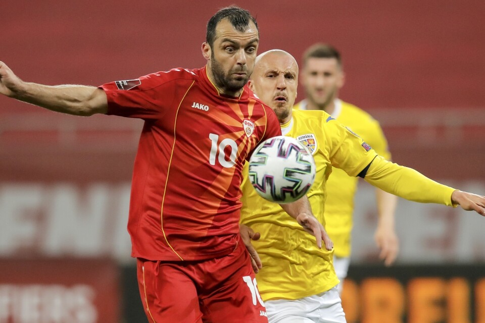 Goran Pandev ses som Nordmakedoniens bästa spelare genom tiderna. Arkivbild.