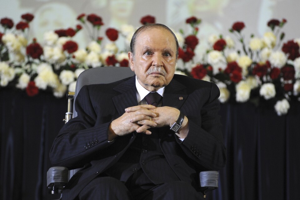 Algeriets förre president Abdelaziz Bouteflika, här på en bild från 2014.