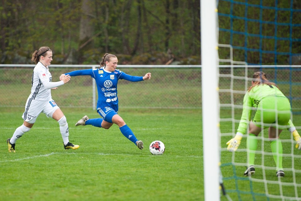 Lova Hansson gjorde matchens enda mål mot Sundsvall.