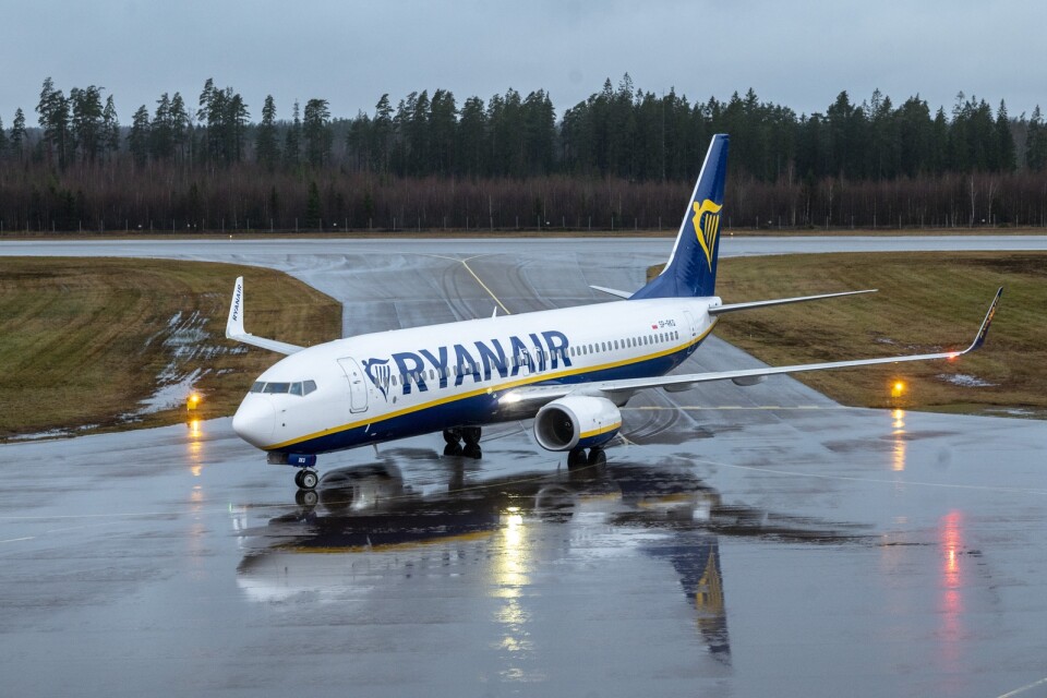 Ryanair kör både till London och Gdansk. Men även till Alicante från Växjö.