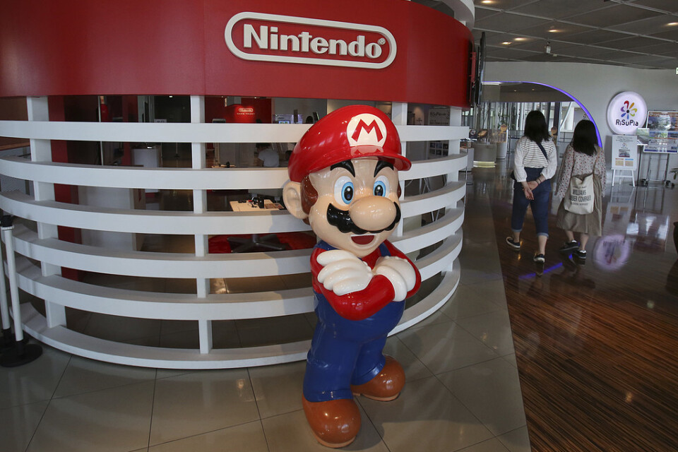 Nintendo och Super Mario fick Tokyobörsen att stiga. Arkivbild.