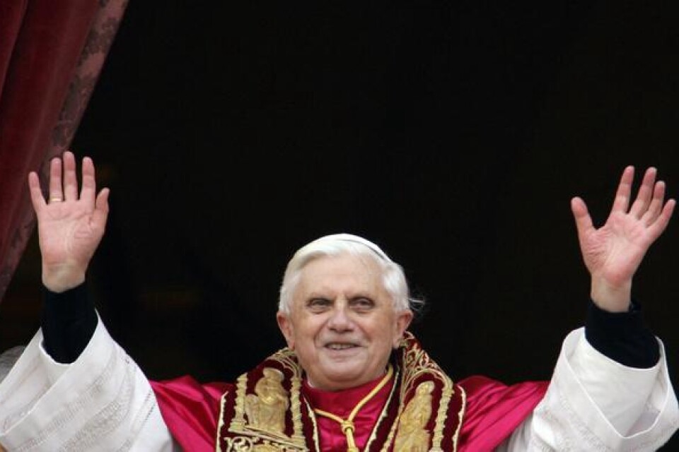 Tysken Joseph Ratzinger blir ny påve under namnet BenedictusXVI. Pressens bild