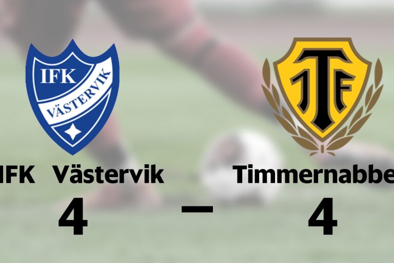 Timmernabben fixade kryss borta mot IFK Västervik