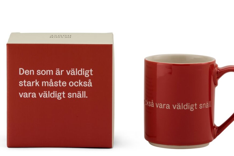 Muggar med Astrid Lindgrencitat (finns i flera olika färger med olika citat), Cervera, 249 kr.