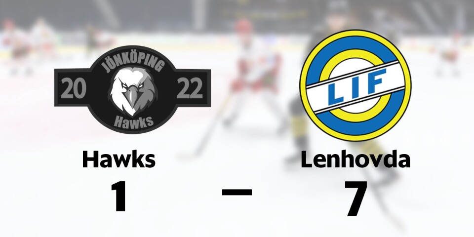 HC Hawks förlorade mot Lenhovda