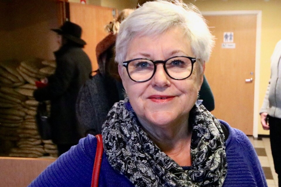 Eva Hansson Törngren arbetar för butik i Södra Möckleby.
