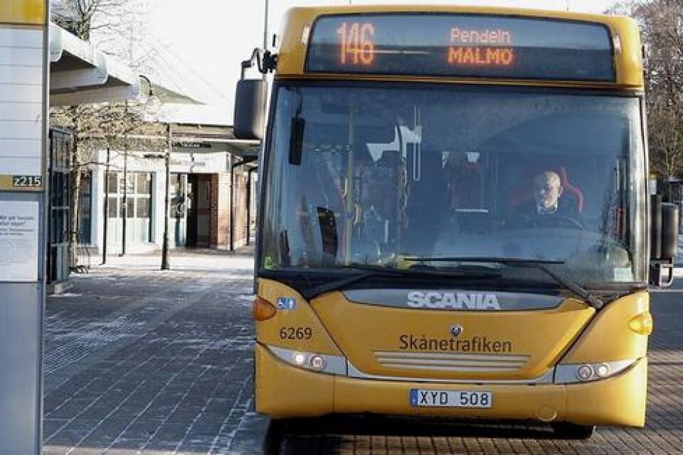 Många trelleborgare efterlyser senare nattbussar från Malmö på helgerna. Bild: Claes Nyberg