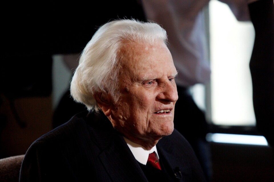 Billy Graham blev 99 år gammal. 
Foto: Nell Redmond/AP Photo