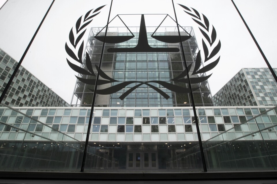 Internationella brottsmålsdomstolen i Haag i Nederländerna. Arkivbild.