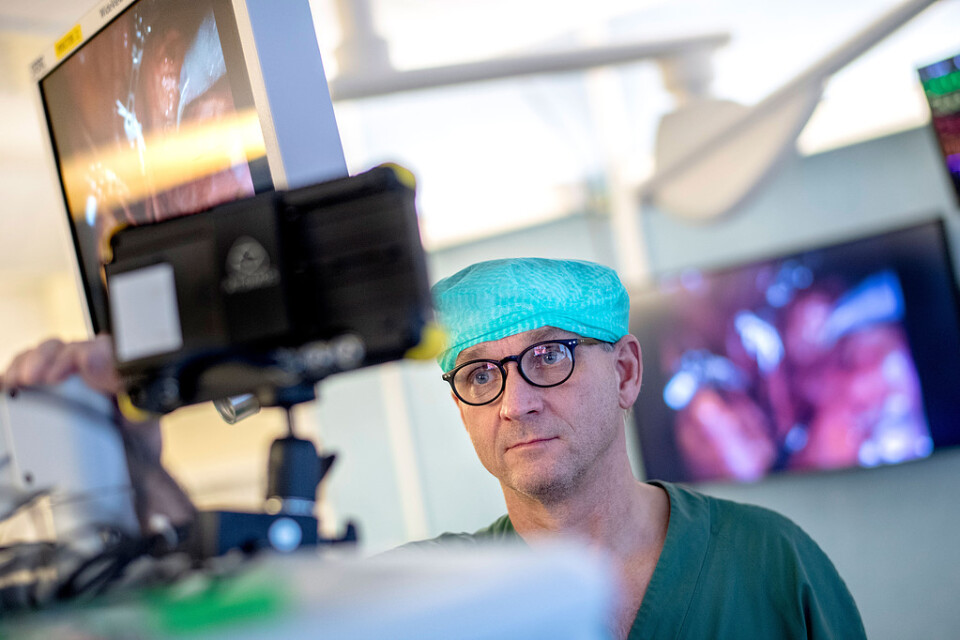 En pojke har fötts tack vare en robotassisterad livmodertransplantation – ett forskningsarbete som leds av professor Mats Brännström. Arkivbild.