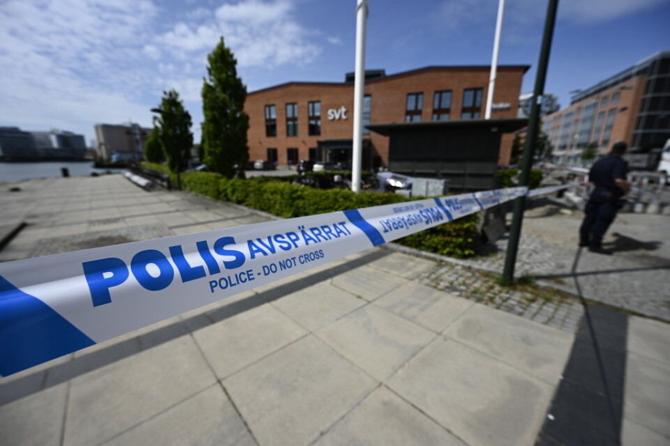 Ett misstänkt farligt föremål har undersökts i SVT-huset i Västra hamnen i Malmö. Det visade sig att föremålet var ofarligt.