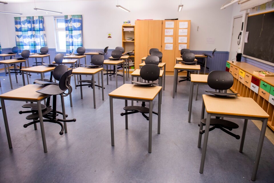 Många klassrum har stått tomma under pandemin. Istället har lektionerna hållits online.