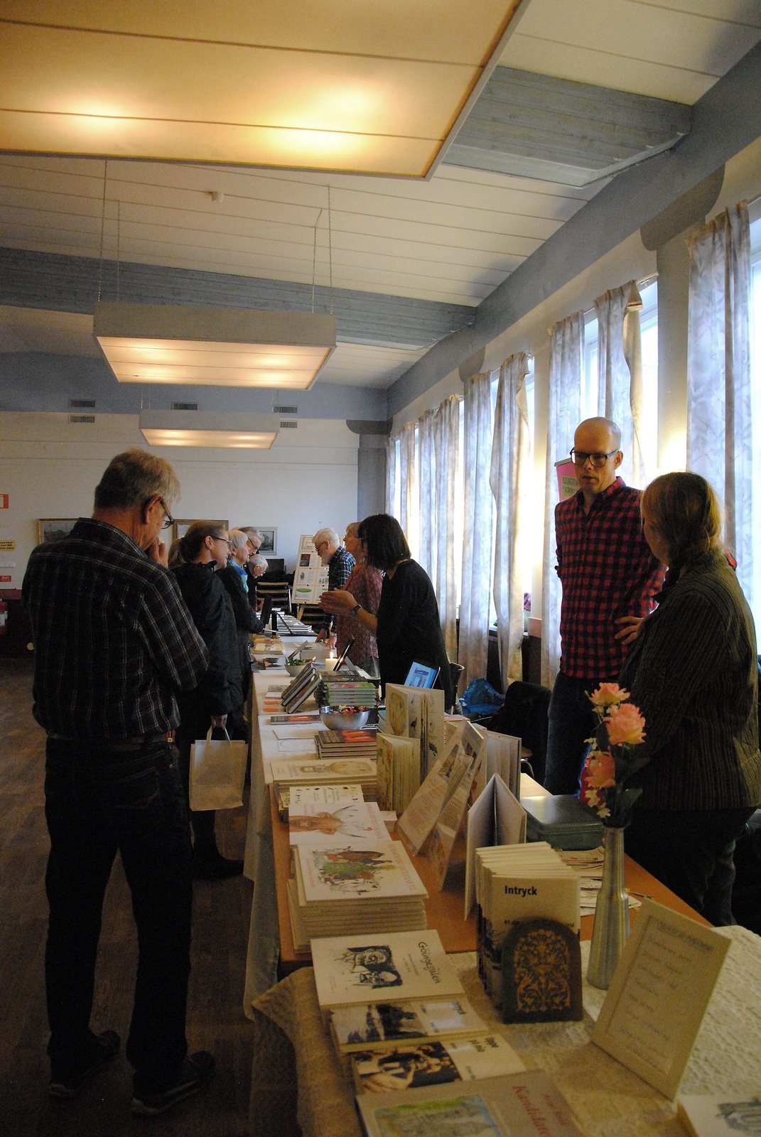 Totalt deltog 17 författare på Osby bokmässa. FOTO: SUSANNE GÄRE