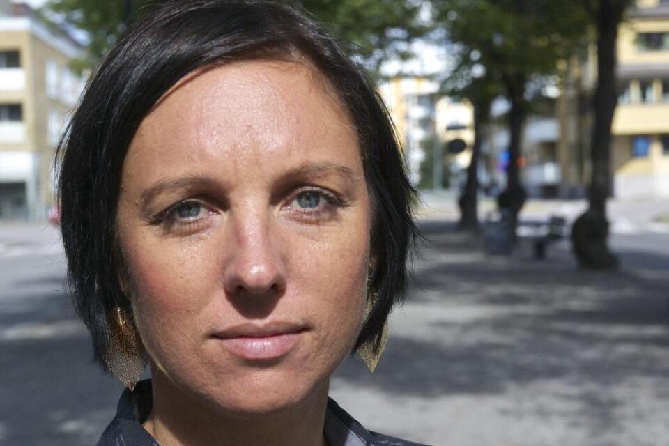 Angelica Carlsson, Centerpartiets förs­ta­- namn i Lessebo i valet 2014.