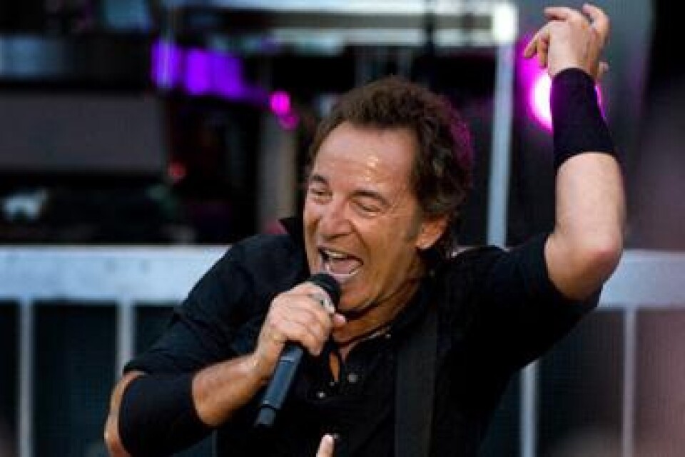 Bruce Springsteen med The E Street Band på Ullevi i helgen &#x96; kanske för sista gången? Bild: Scanpix
