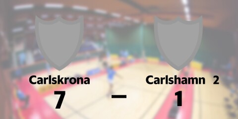Carlskrona har sex raka segrar – vann mot Carlshamn 2 med 7-1