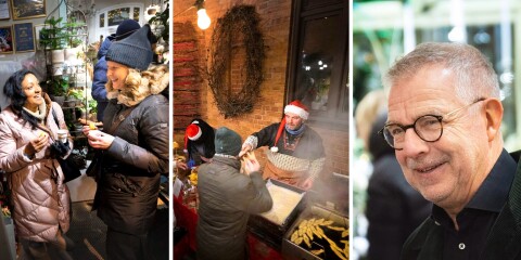 Fullt hus när stadens äldsta blomsterbutik firade jul: ”Sagovärld”