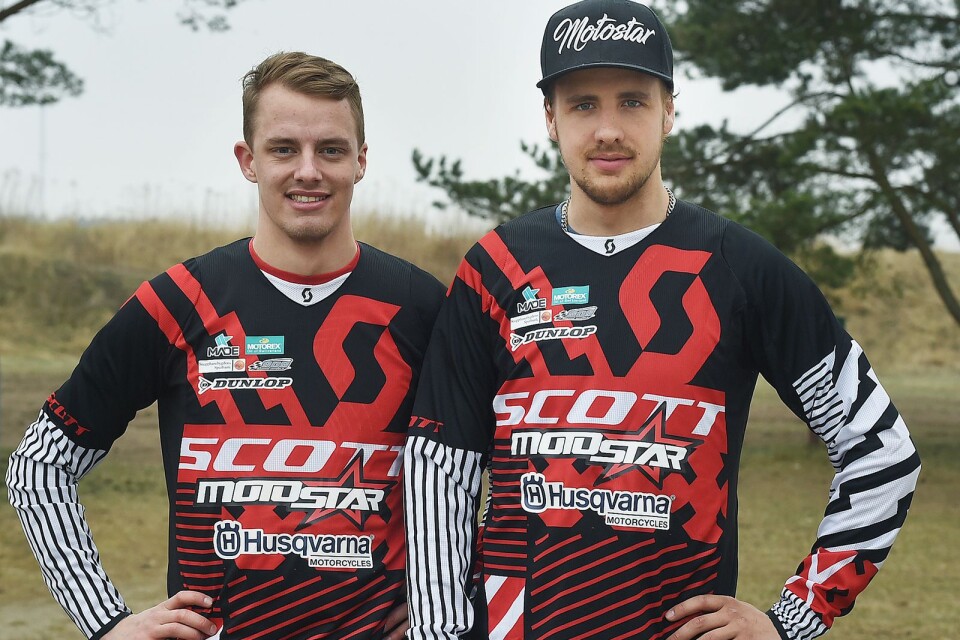 Bröderna Jesper och Pontus Jönsson har vittring i SM-klasserna i motocross.