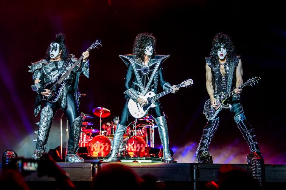 Rock and roll over: Gene Simmons, Eric Singer, Tommy Thayer och Paul Stanley.