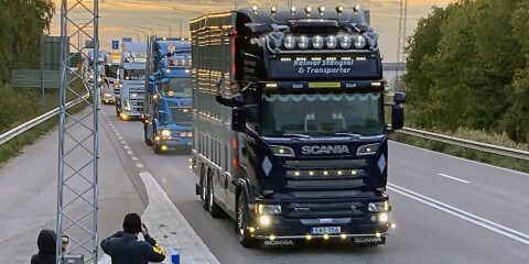 Mer än 300 lastbilar över bron – för träff på Skördefesten
