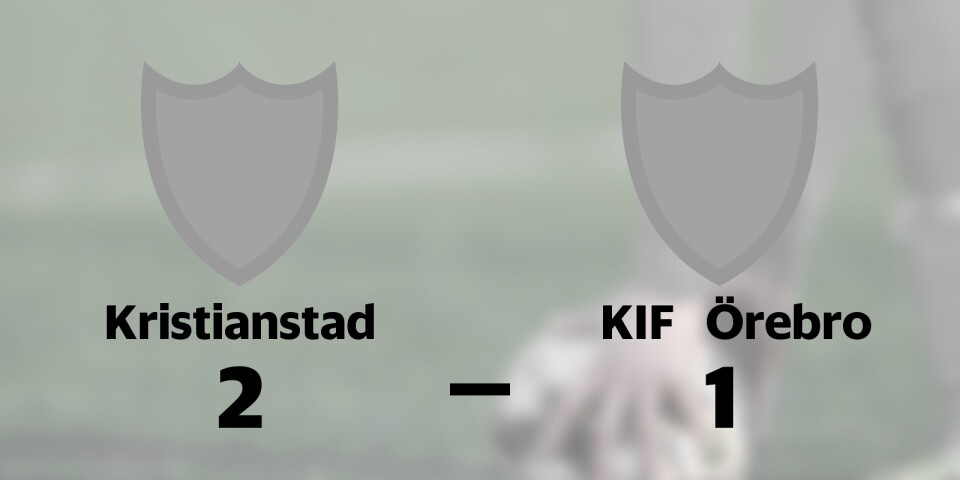 KIF Örebro besegrade efter tolv matcher utan förlust