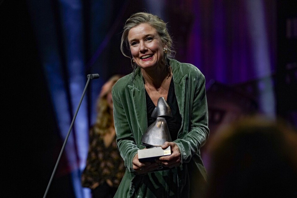 Yngvild Sve Flikke fick regipriset för "Ninjababy" på den norska Amandagalan tidigare i år. Arkivbild.