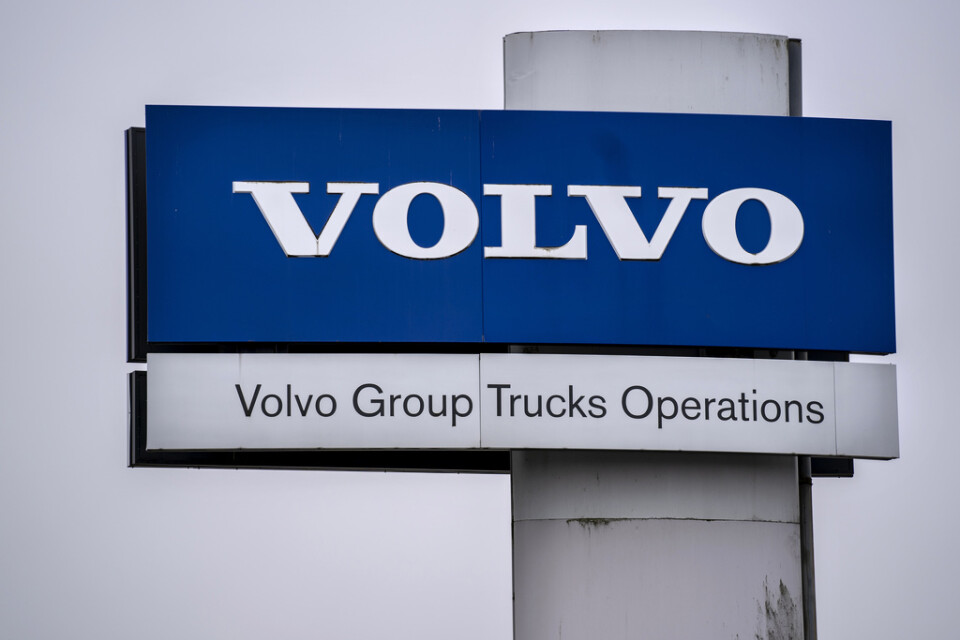 Volvo lastvagnars fabrik i Tuve. Arkivbild.