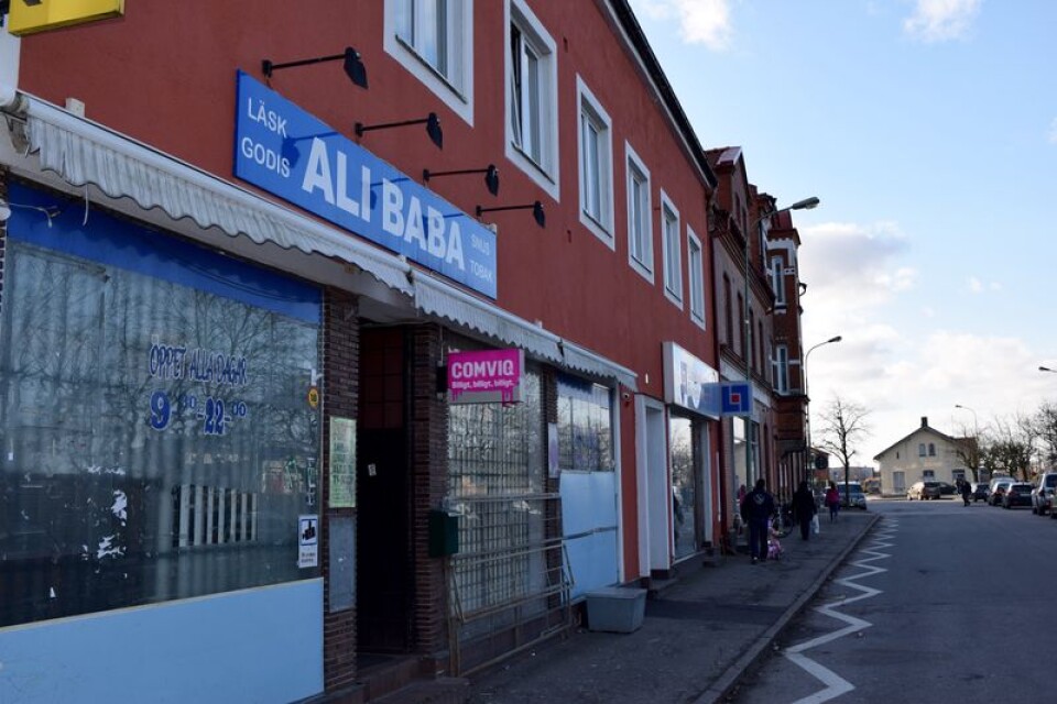 Ali Baba på Järnvägsgatan rånades i onsdags.