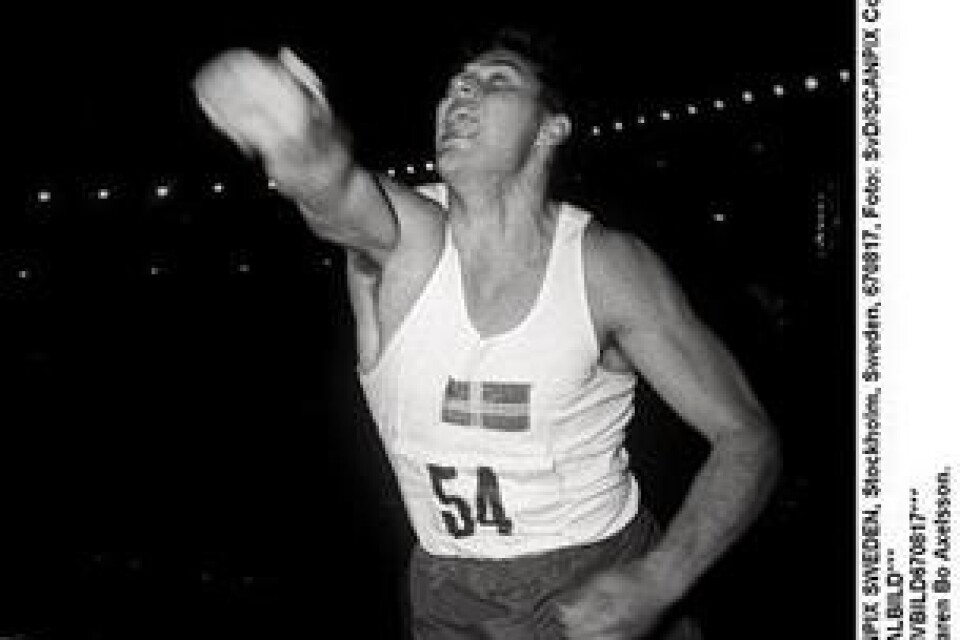 Bo Axelsson på tävling 1967 Bild: Scanpix