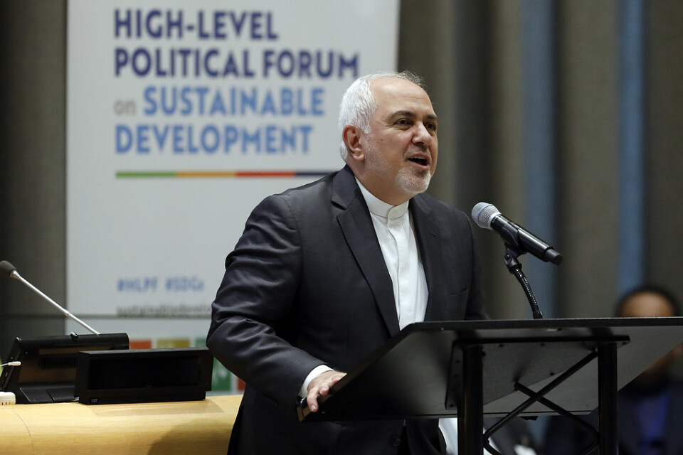 USA inför sanktioner mot Irans utrikesminister Mohammad Javad Zarif. Arkivbild.